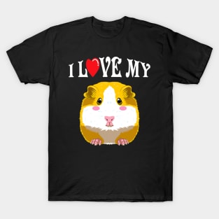 I Love My Guinea Pig T-Shirt